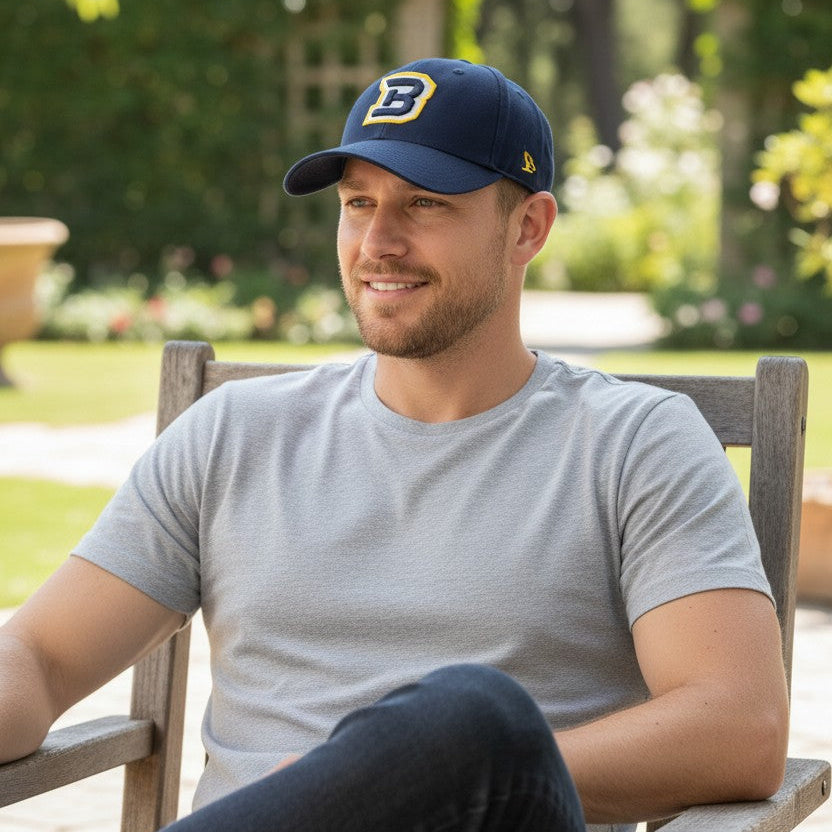 BRAVES | Curved Cap - Yellow Crest