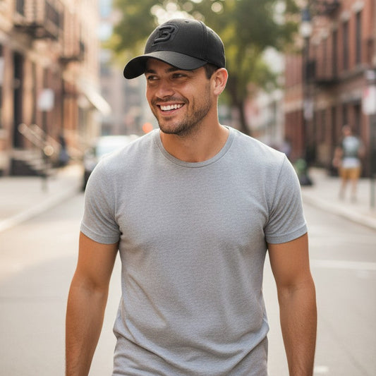 BRAVES | Curved Cap - Black Crest