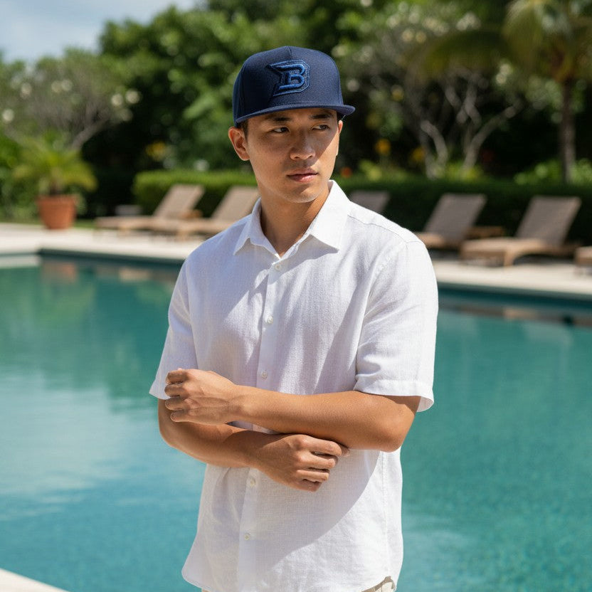 Braves | Casquette droite- Logo Marine