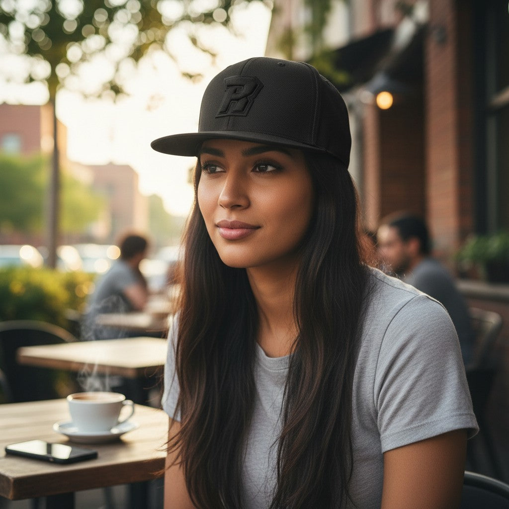ROCKETTES | Casquette droite - Logo Noir