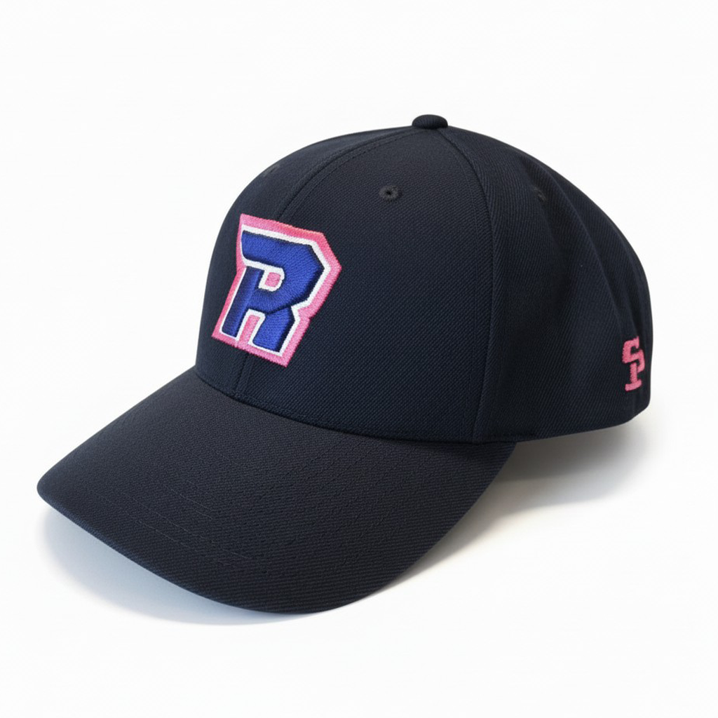 ROCKETTES | Casquette courbé - Logo Rose