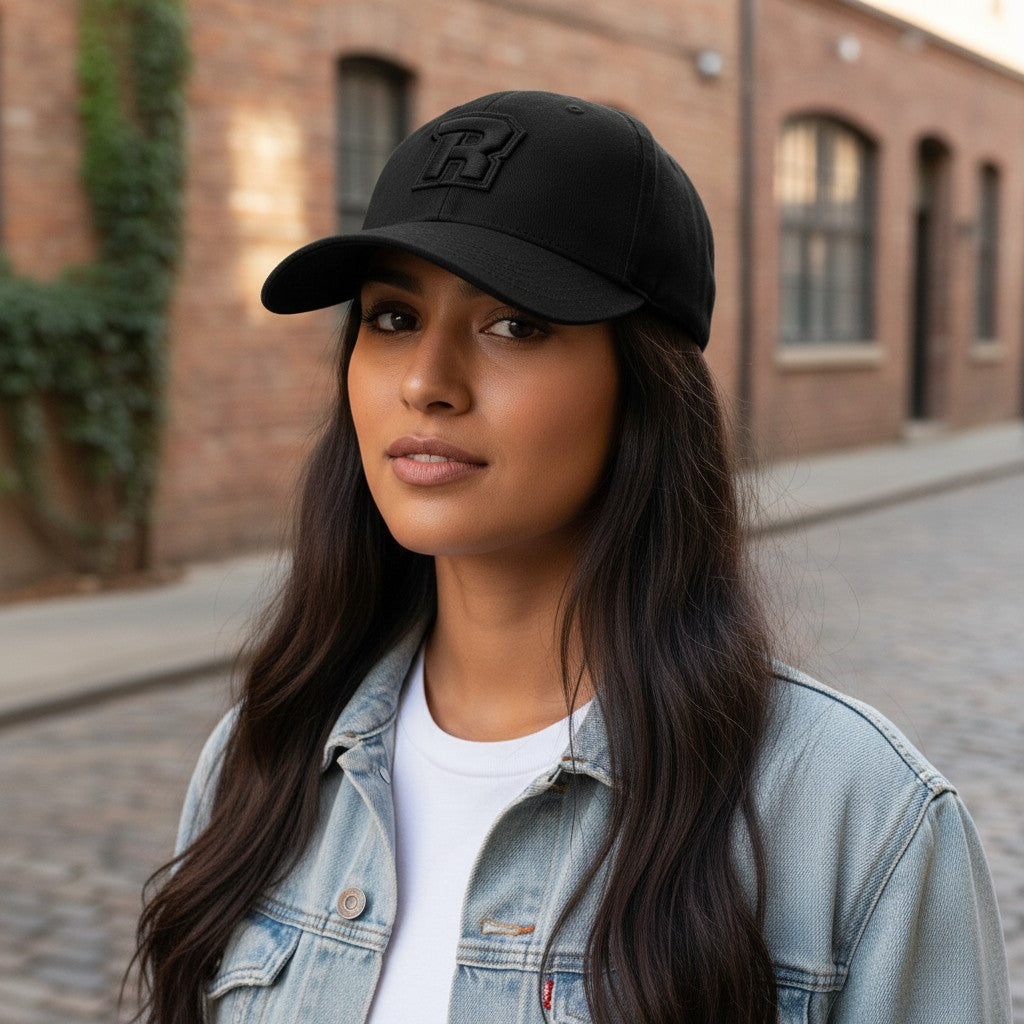 ROCKETTES | Casquette courbé - Logo Noir  